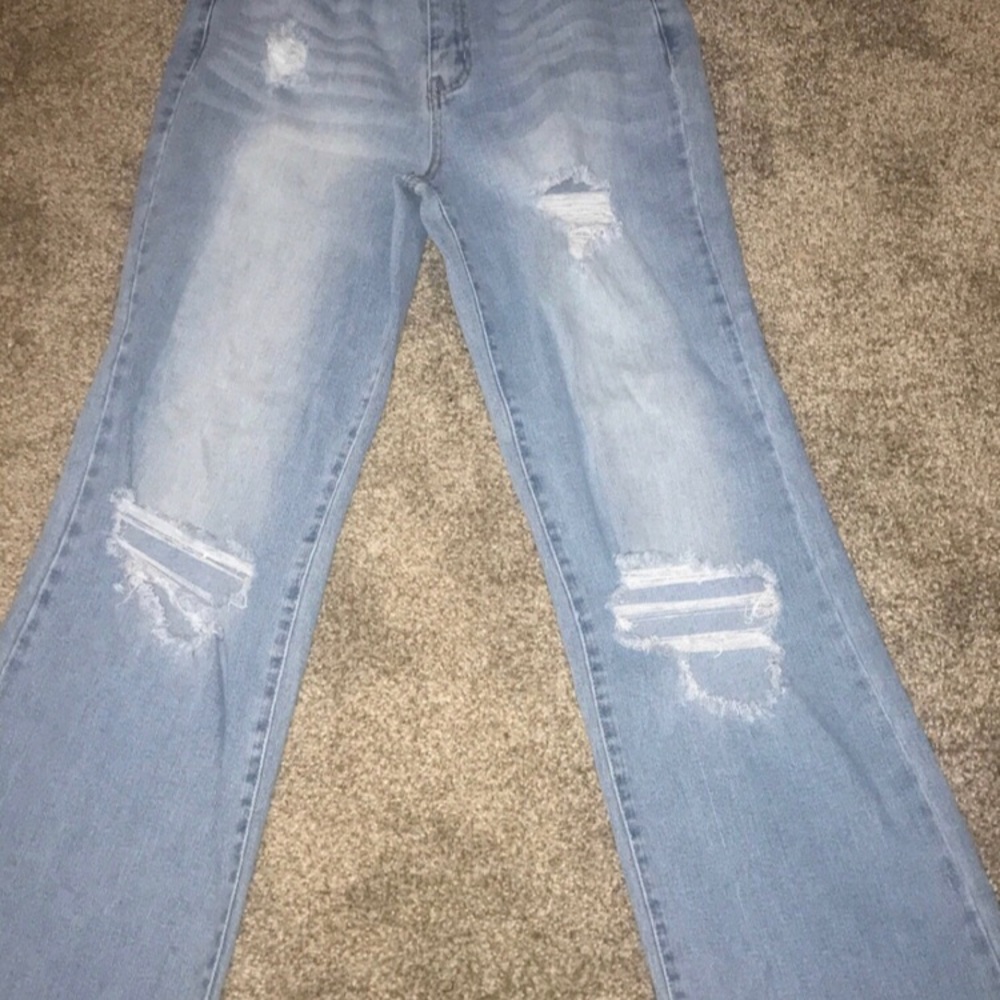 rue21 baggy bootcut jeans